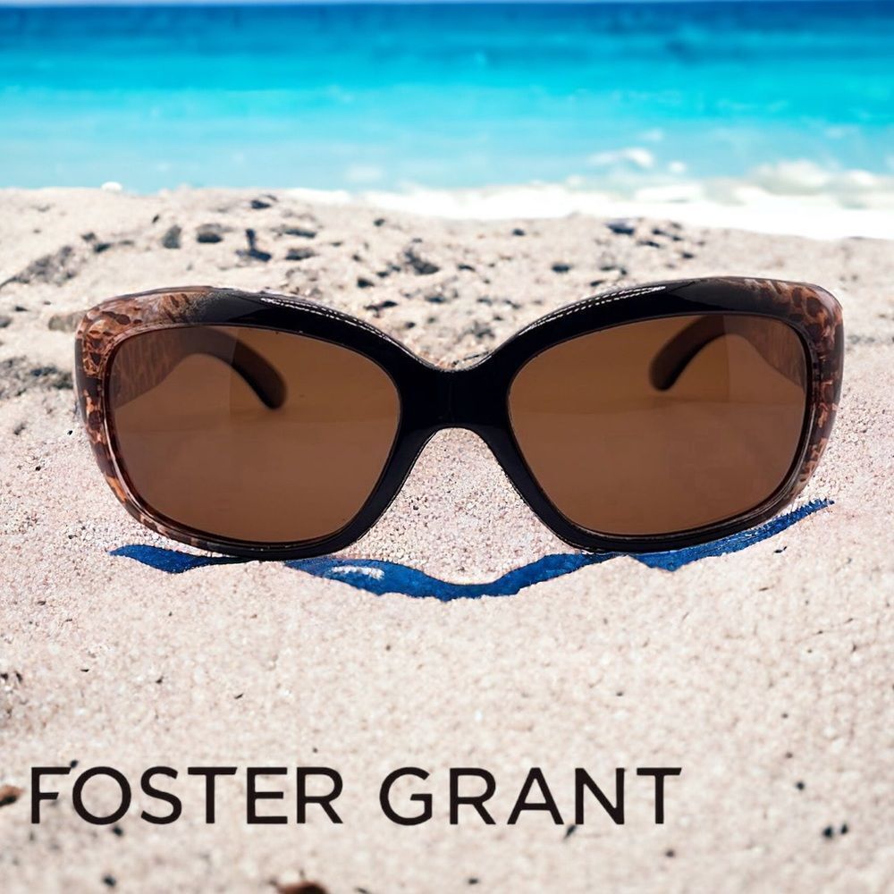 Foster Grant Polarized Sunglasses Giraffe Animal Print